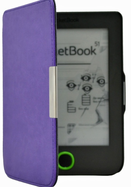 Pocketbook 515 Mini Durable Lock EB03 fialové - púzdro, magnet