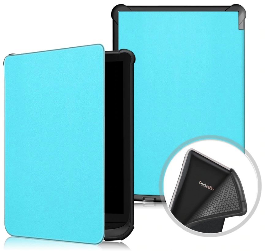 Durable Lock DL1247 - puzdro pre Pocketbook 616 / 617 / 618 / 627 / 628 / 632 / 633 - svetlo modré
