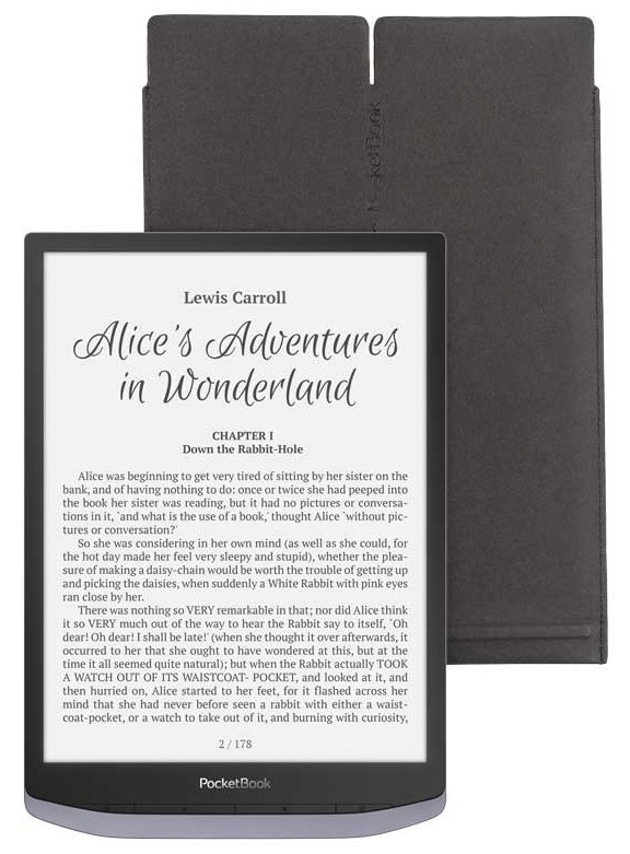 Pocketbook HPBPUC-1040-BL-S púzdro Sleeve pre Pocketbook 1040 InkPad X - čierna / žltá, typ sleeve