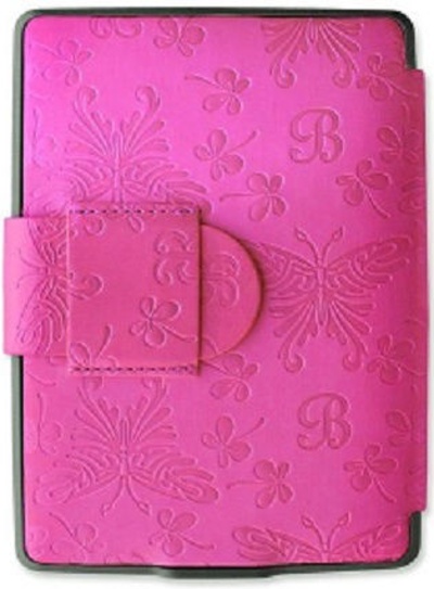 Obal na čítačku Amazon Kindle Paperwhite 1, 2, 3 Butterfly KPB01 - Durable Lock, tmavo ružové