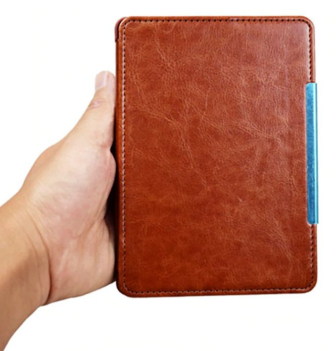 Obal na čítačku Amazon Kindle 4/5 Durable Lock - AKF03 - hnedé, magnet