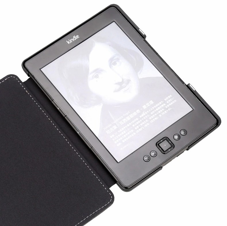 Amazon Kindle 4 / 5 Durable Lock - AKF04 - tmavo modré púzdro, magnet