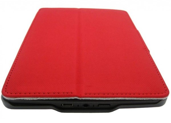 Amazon Kindle 4,5 Hard Back HAB04 - Durable Lock, červené, stojan