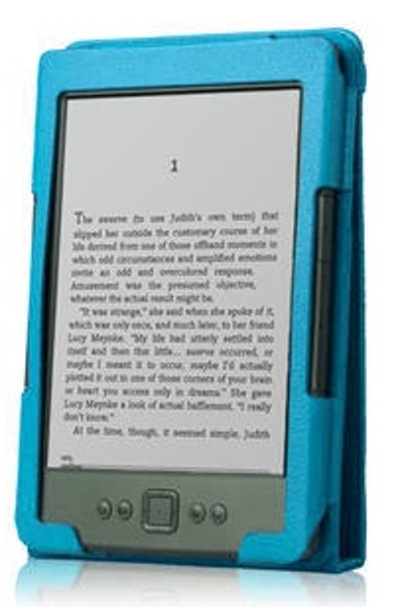 Shield Pro SCA02 Amazon Kindle 4, 5 - polohovateľný stojan, púzdro svetlo modré