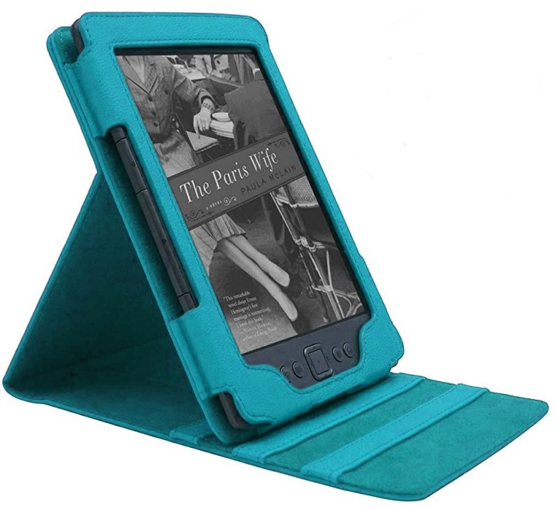 Shield Pro SCA02 Amazon Kindle 4, 5 - polohovateľný stojan, púzdro svetlo modré