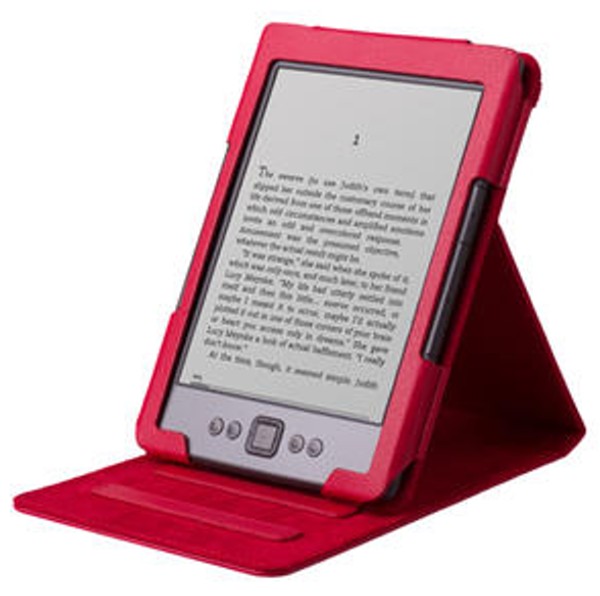 Shield Pro SCA01 Amazon Kindle 4, 5 - polohovateľný stojan, puzdro červené
