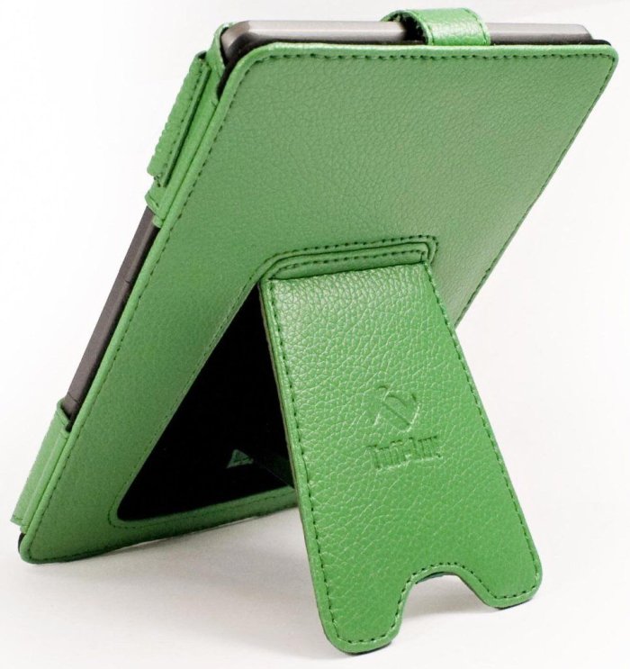 Tuff-Luv Sleek S2L zelené - pre Amazon Kindle 4/5 - púzdro, stojan