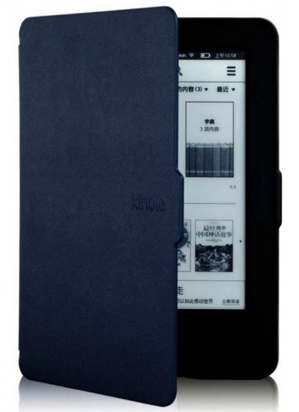 Durable Lock 397 Amazon Kindle 6 - tmavo modré, magnet, AutoSleep