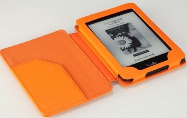 Amazon Kindle 6 FORTRESS FT154 oranžové púzdro - magnet, vrecko