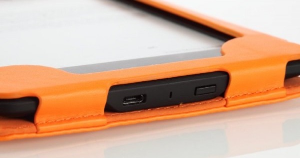 Amazon Kindle 6 FORTRESS FT154 oranžové púzdro - magnet, vrecko