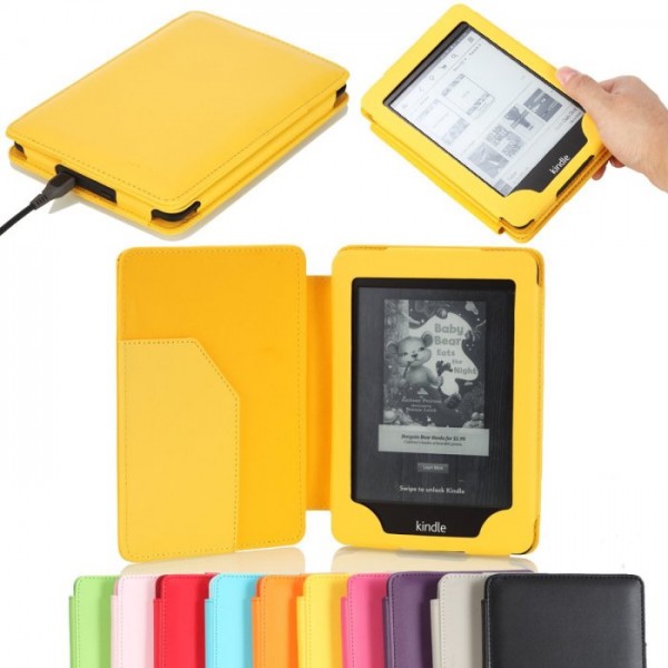 Amazon Kindle 6 FORTRESS FT156 žlté púzdro - magnet, vrecko