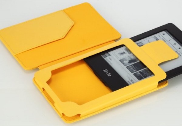 Amazon Kindle 6 FORTRESS FT156 žlté púzdro - magnet, vrecko