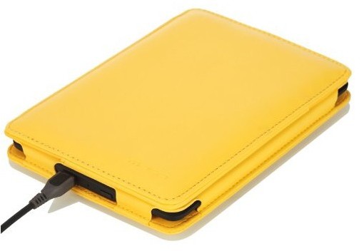 Amazon Kindle 6 FORTRESS FT156 žlté púzdro - magnet, vrecko
