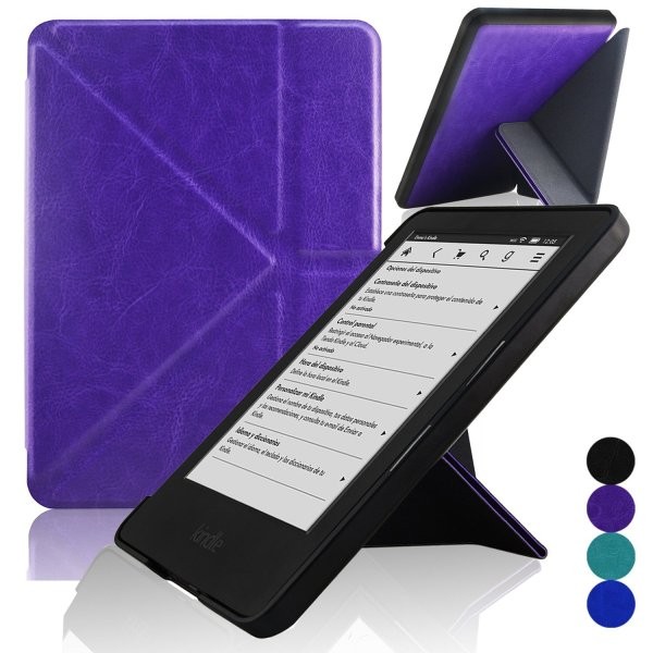 Origami OR41 - Amazon Kindle 6, Paperwhite 1, 2, 3 fialové - magnet, stojan