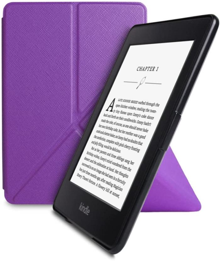 Origami OR41 - Amazon Kindle 6, Paperwhite 1, 2, 3 fialové - magnet, stojan