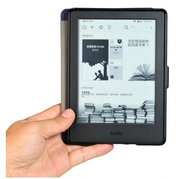 Obal na čítačku Kindle 8 Durable Lock DL406 - svetlo modré, magnetické zatváranie, AutoSleep