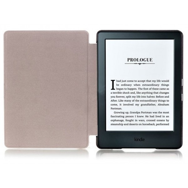 Obal na čítačku Kindle 8 - Durable Lock DL405 - oranžové, magnetické zatváranie, AutoSleep