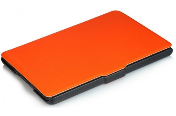 Obal na čítačku Kindle 8 - Durable Lock DL405 - oranžové, magnetické zatváranie, AutoSleep
