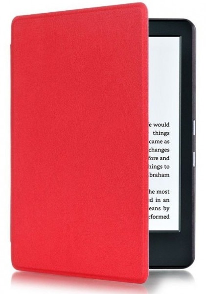Obal na čítačku Kindle 8 - Durable Lock DL402 - červené, magnetické zatváranie, AutoSleep