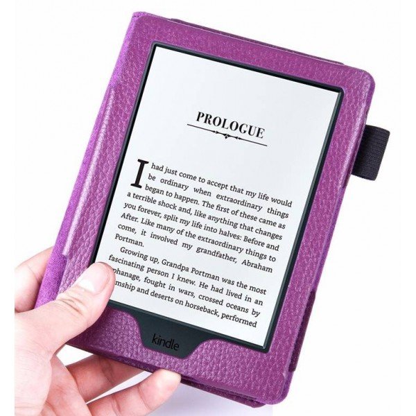 Amazon Kindle 8 Protect PT132 fialové - puzdro, magnet, AutoSleep