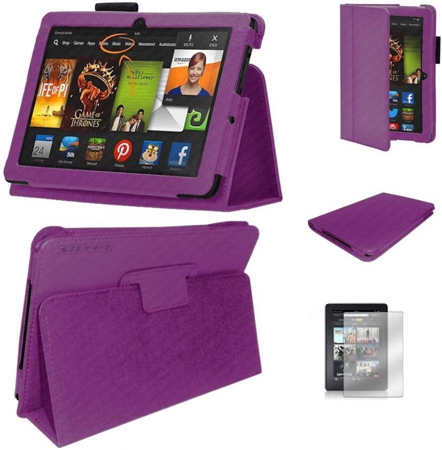 Protect PT510 pre Amazon Kindle Fire 1. gen 7" fialové - puzdro, stojan