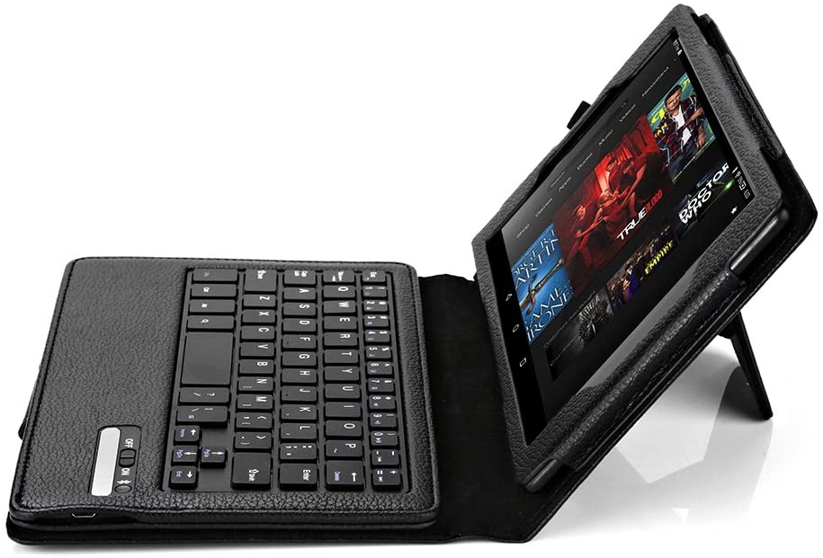 Protect PT143 - Amazon Kindle Fire HD 2.gen 7" - čierne, stojan, bluetooth, klávesnica