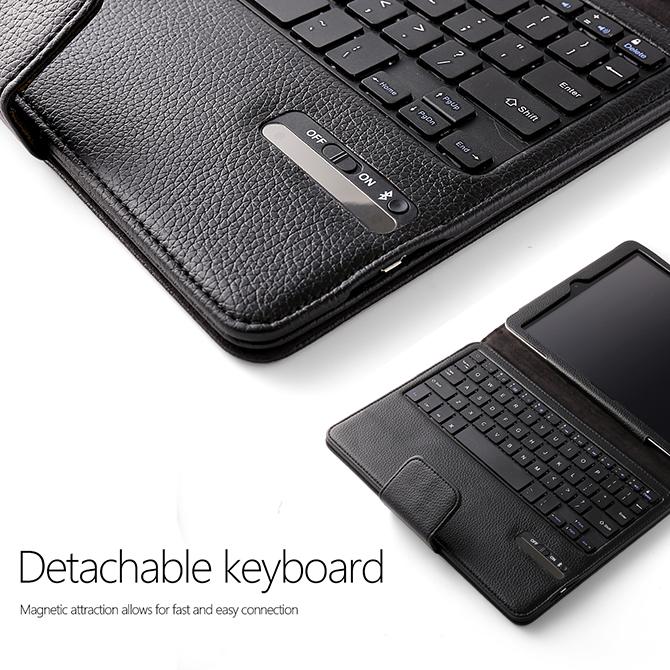 Protect PT143 - Amazon Kindle Fire HD 2.gen 7" - čierne, stojan, bluetooth, klávesnica