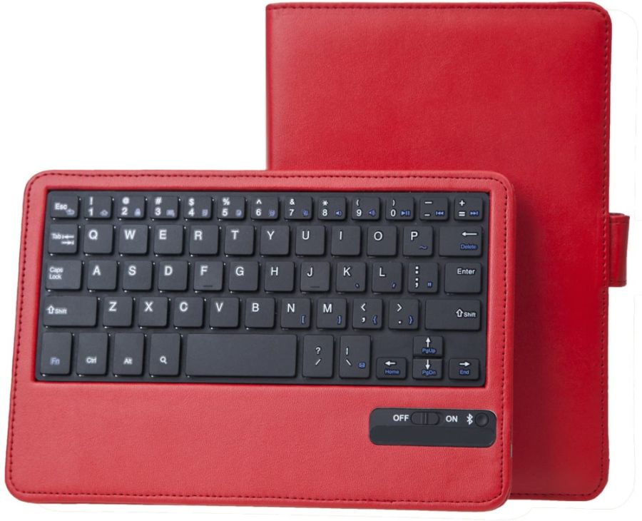 Protect PT144 - Amazon Kindle Fire HD 2.gen 7" - červené, stojan, bluetooth, klávesnica