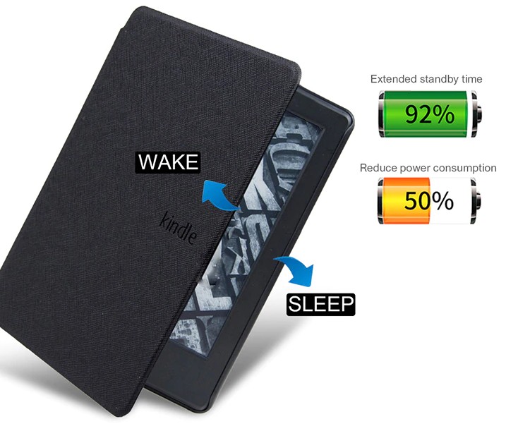 Durable Lock DL-1264 - Obal na čítačku Kindle Paperwhite 4 (2018) - čierne
