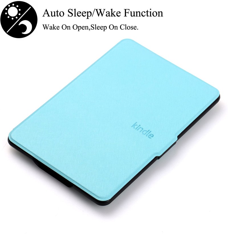 Obal Durable Lock na Kindle Paperwhite 1/2/3 - svetlo modrý