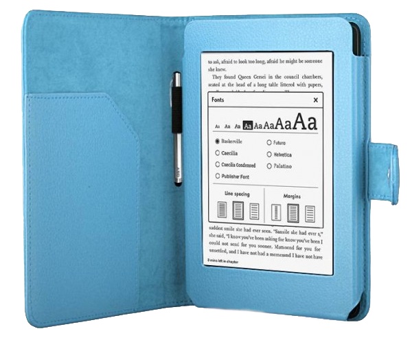 Púzdro pre Amazon Kindle Paperwhite 1, 2, 3 - Protect PT140 - svetlo modré, magnet, AutoSleep