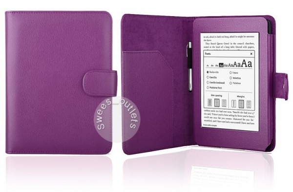 Púzdro pre Amazon Kindle Paperwhite 1, 2, 3 - Protect PT138 - fialové, magnet, AutoSleep