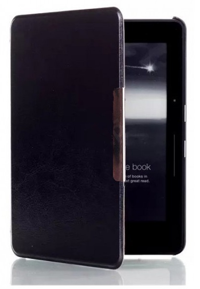 Puzdro Durable Lock pre Amazon Kindle Voyage - čierne, magnet, AutoSleep