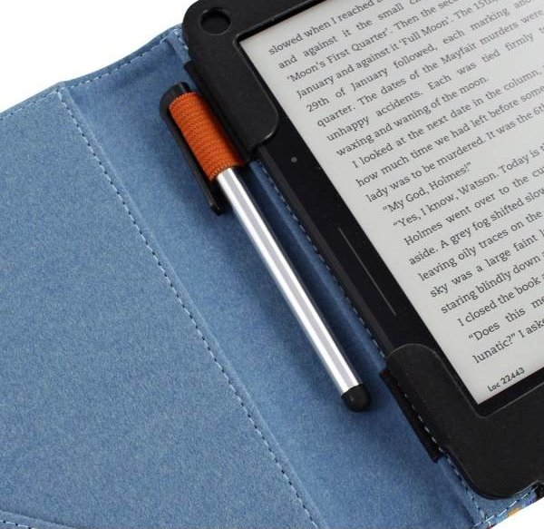 Puzdro Lente Designs pre Amazon Kindle Voyage - motív Midnight Stripes