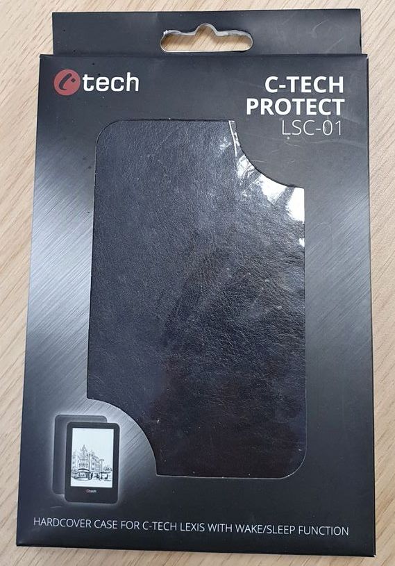 Obal na čítačku C-Tech Lexis - PROTECT LSC-01BK - Durable Lock, magnet, čierne