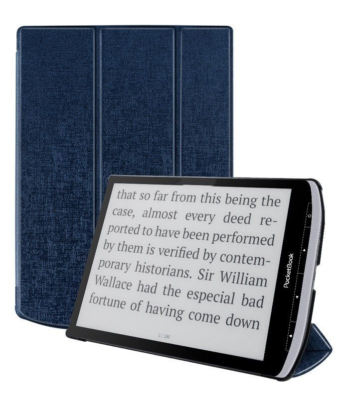 Obal na čítačku Pocketbook InkPad X 1040 - B-SAFE 1325 - modré, magnetické zatváranie, stojan, AutoSleep