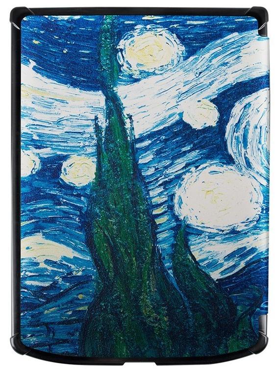 Obal na čítačku Pocketbook InkPad X 1040 - B-SAFE 1326 - Gogh, magnetické zatváranie, stojan, AutoSleep