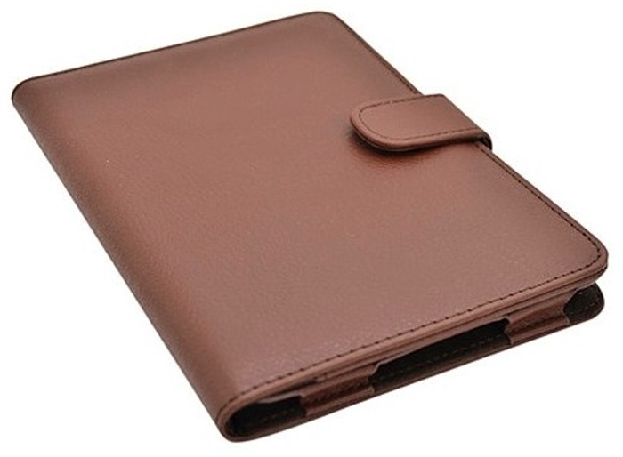 Obal na čítačku Pocketbook 614 / 615 / 622 / 623 / 624 / 625 / 626 / 631 / 640 / 641 - FORTRESS FT142, hnedé, magnet