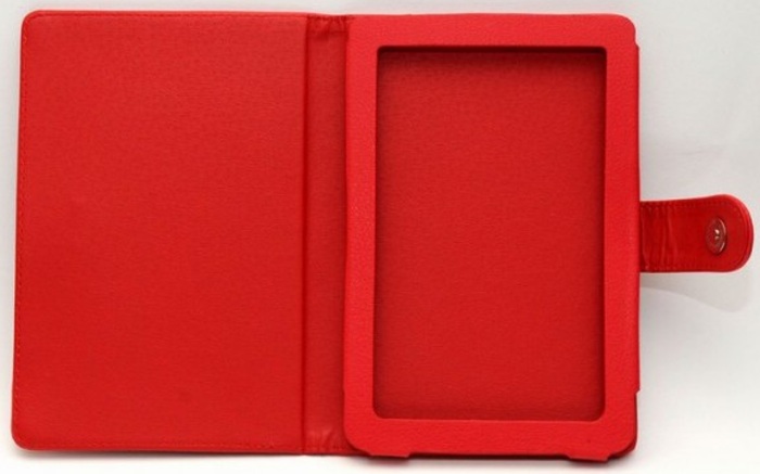 Obal na čítačku Pocketbook 614 / 615 / 622 / 623 / 624 / 625 / 626 / 631 / 640 / 641 - FORTRESS FT140, červené, magnet