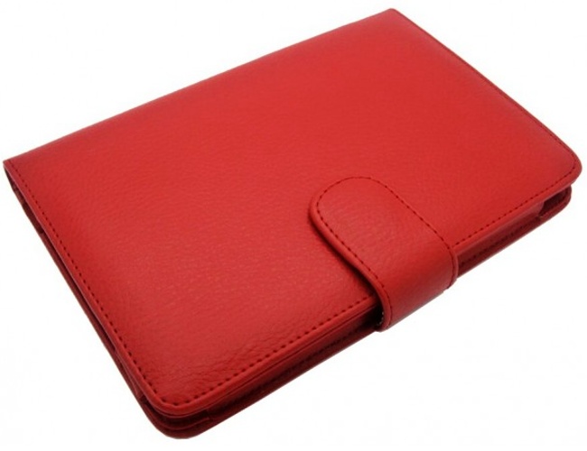 Obal na čítačku Pocketbook 614 / 615 / 622 / 623 / 624 / 625 / 626 / 631 / 640 / 641 - FORTRESS FT140, červené, magnet