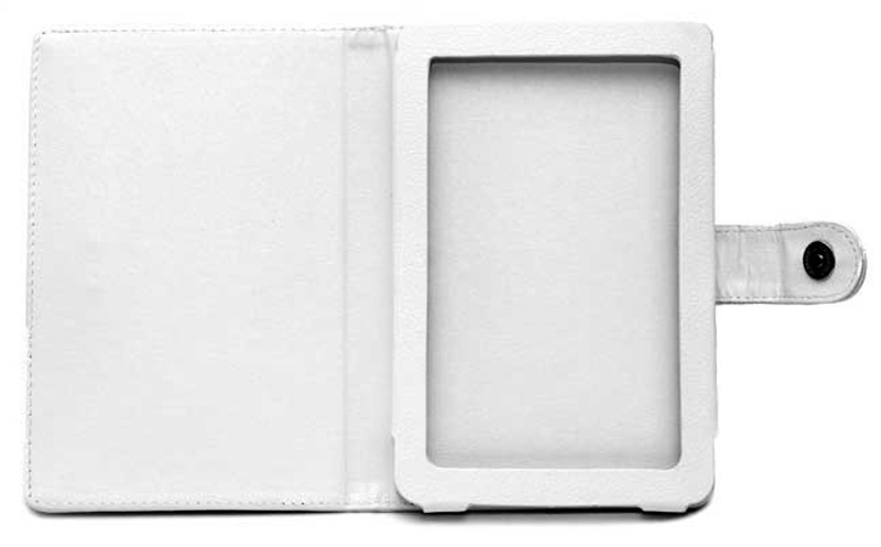 Obal na čítačku Pocketbook 614 / 615 / 622 / 623 / 624 / 625 / 626 / 631 / 640 / 641 - FORTRESS FT138, biele, magnet