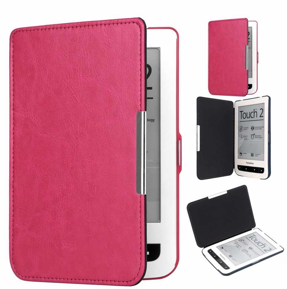 Obal na čítačku Pocketbook 614 / 615 / 624 / 625 / 626 - Durable Lock, tmavo ružové, magnet