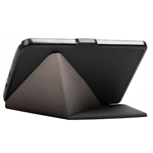Puzdro Origami Durable Lock pre Pocketbook 614 / 615 / 624 / 625 / 626 - čierne, stojan, magnet