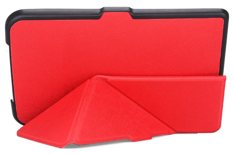 Puzdro Origami Durable Lock pre Pocketbook 614 / 615 / 624 / 625 / 626 - červené, stojan, magnet