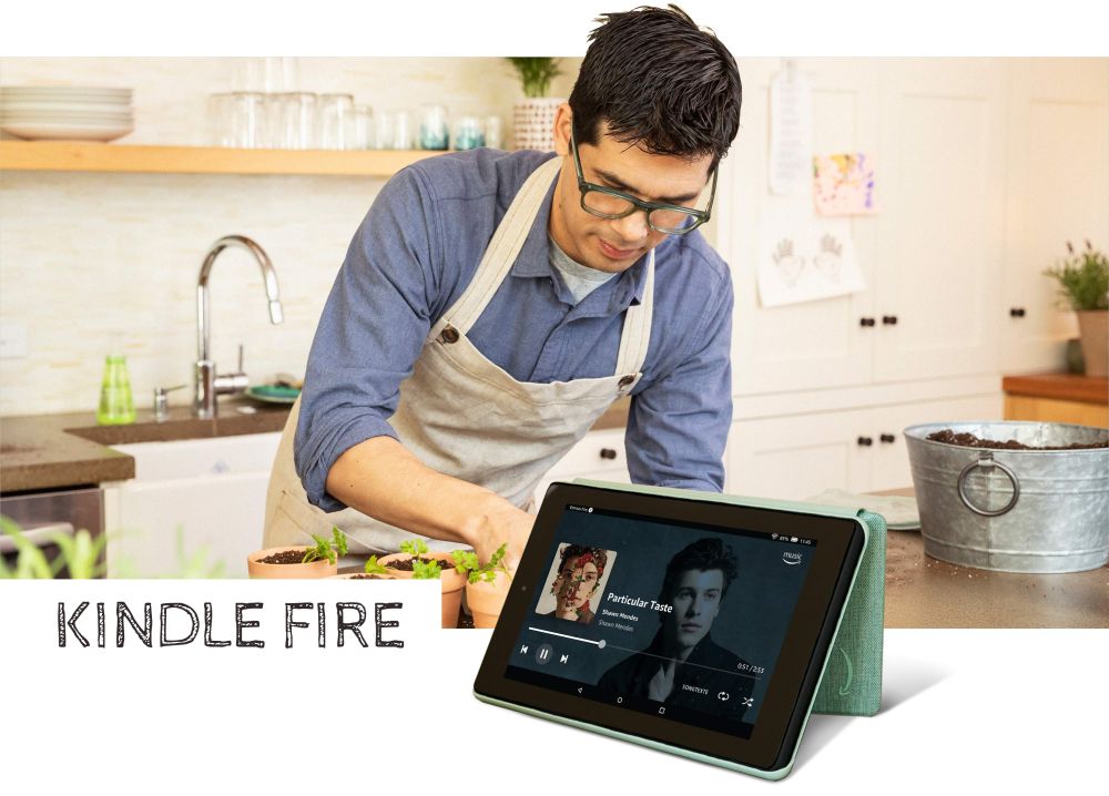 Amazon Kindle Fire 7 - 16 GB, WiFi, Bluetooth, IPS displej, čierny