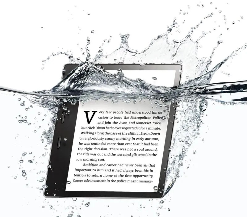Amazon Kindle Oasis 3 - bez reklám, sivý - 32 GB, WiFi, Bluetooth, IPX8