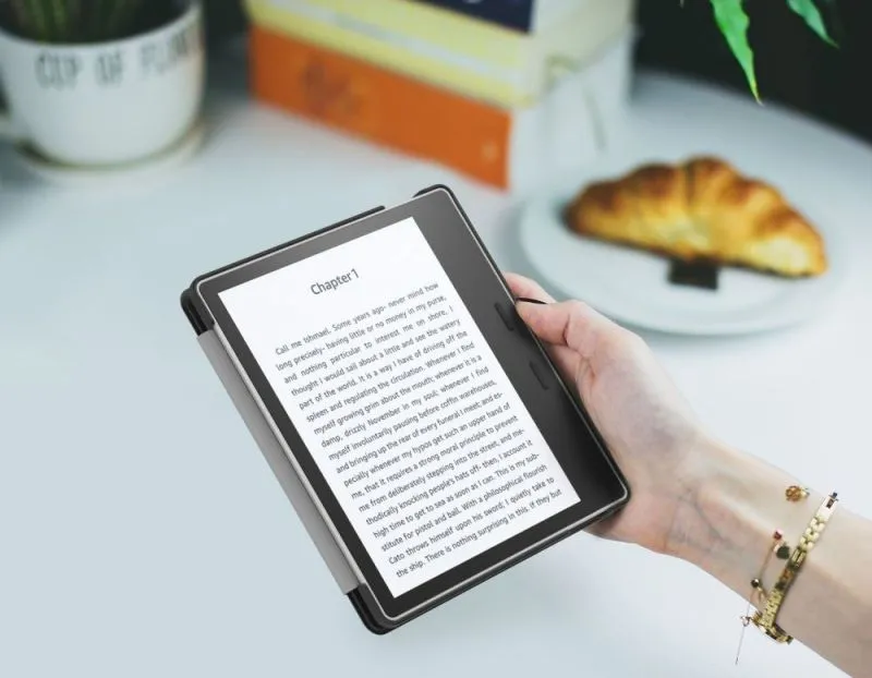 Amazon Kindle Oasis 3 - bez reklám, sivý - 32 GB, WiFi+3G, Bluetooth, IPX8