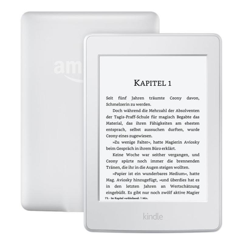 Amazon Kindle Paperwhite 3 - bez reklám, biely - WiFi, 4 GB