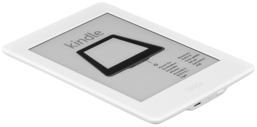 Amazon Kindle Paperwhite 3 - bez reklám, biely - WiFi, 4 GB