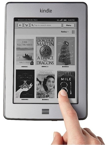 Amazon Kindle Touch 3G - bez reklám, sivý - 4 GB, WiFi+3G
